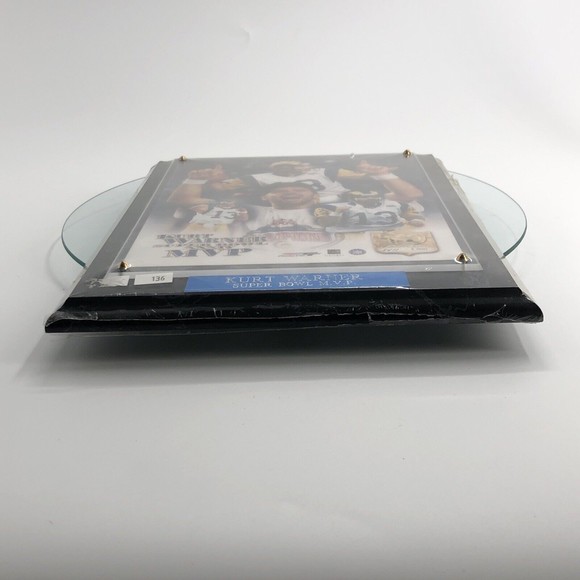 Kurt Warner #13 MVP St Louis Rams Photo Plaque LE NFL Wall Hanging 10x13 *FLAW - Picture 6 of 12